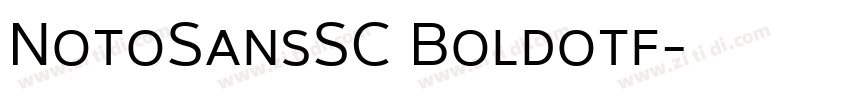 NotoSansSC Boldotf字体转换 NotoSansSC Boldotf字体转换